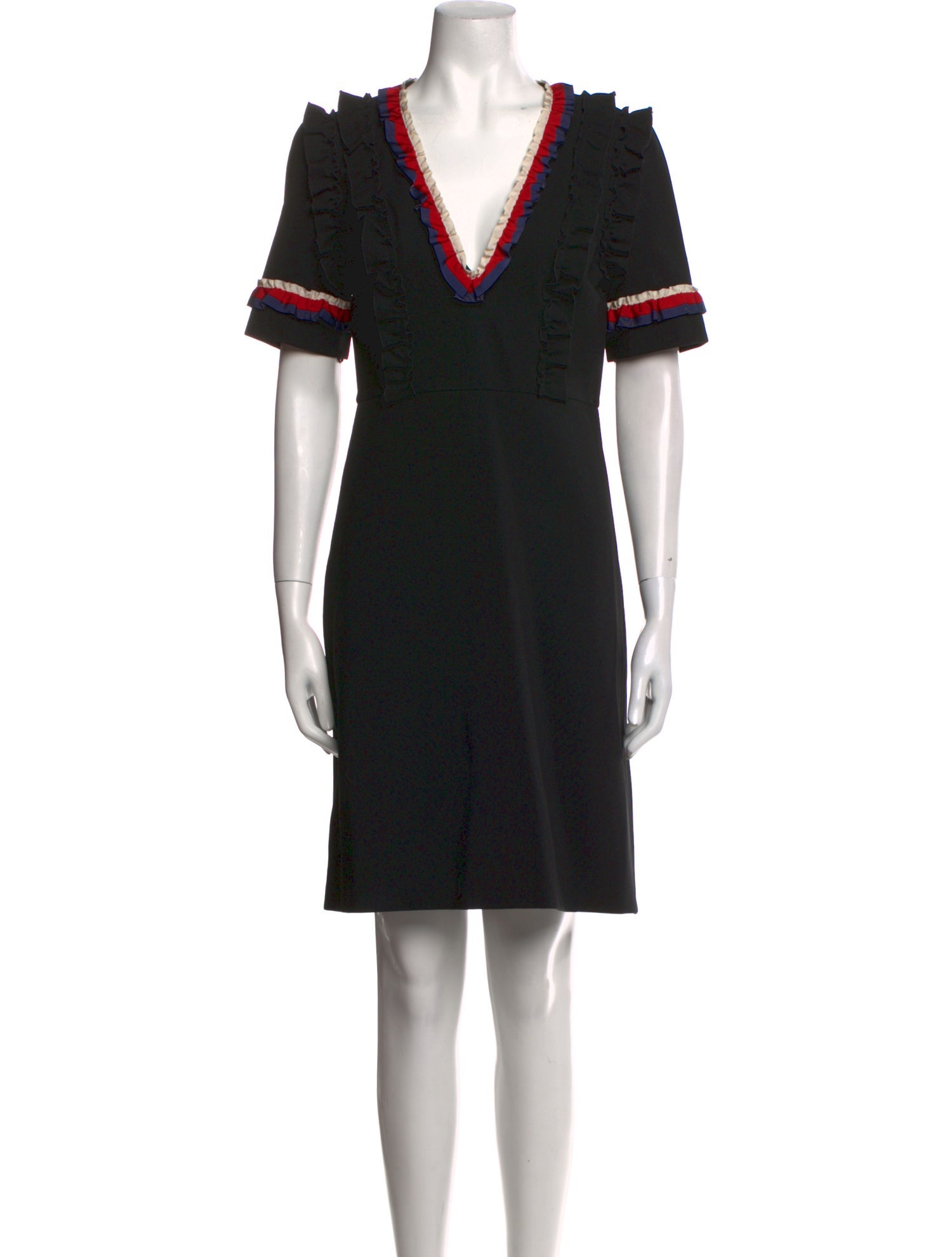 Gucci V-Neck Knee-Length Dress